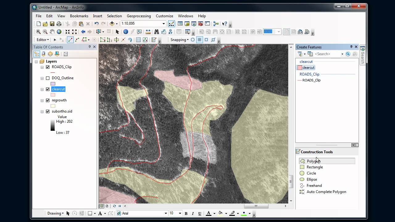 ArcMap - Editing #4 - Polygons and tracing