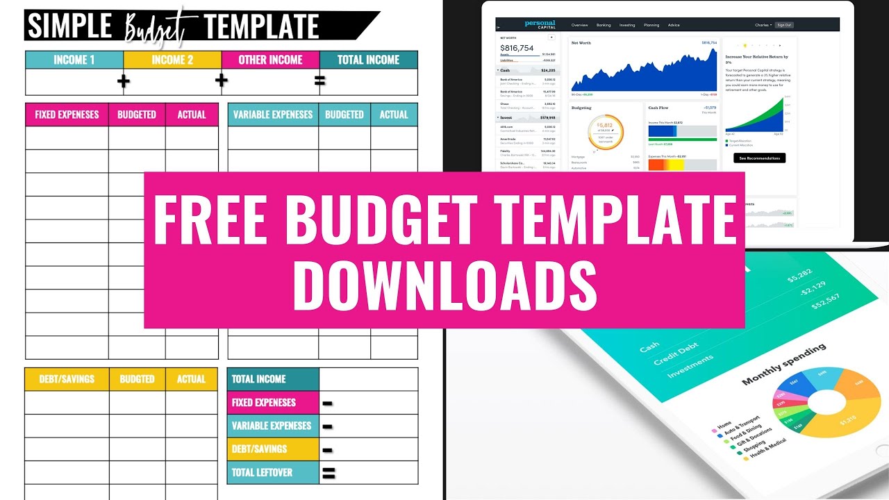 10 Budget Templates That Will Stop Money Stress [FREE DOWNLOADS]