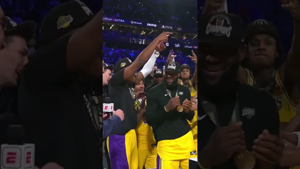 In-season tournament MVP LeBron🏆 