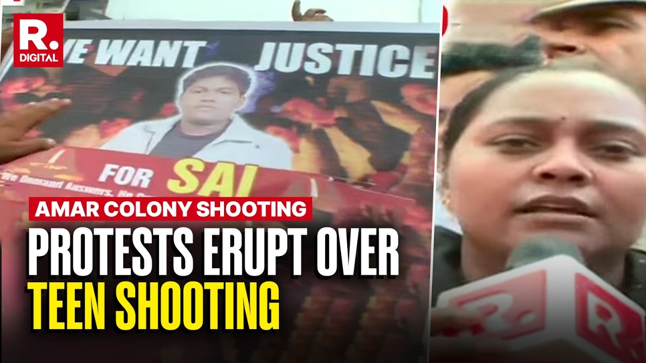 Amar Colony Shooting Incident: Family Of Sai Places Mortal Remains On Road, Demands Justice