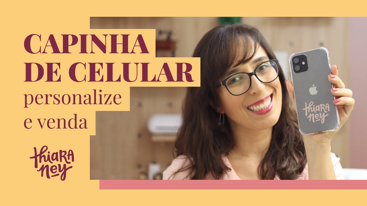 Como personalizar capinha para celular com vinil | Thiara Ney