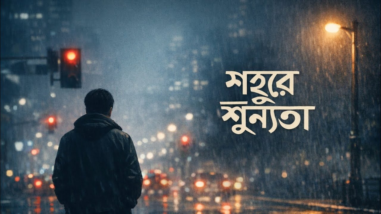 শহুরে শূন্যতা ।। Shohure Shunnota ।। ইট-পাথরের এই খাঁচাতে আমি একাই বন্দি আজ।। Bangla song 