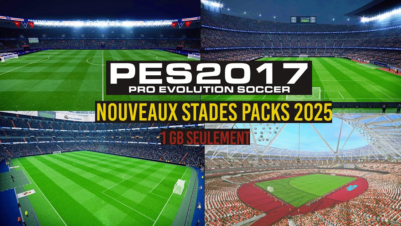 Comment Installer  les nouveaux stades 2025 sur PES2017  Partie 1