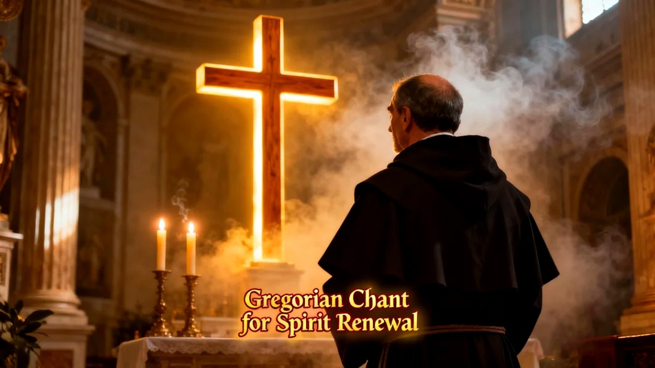 Gregorian Chant for Healing Sleep and Sacred Serenity | Benedictine Ambience and Holy Reflection