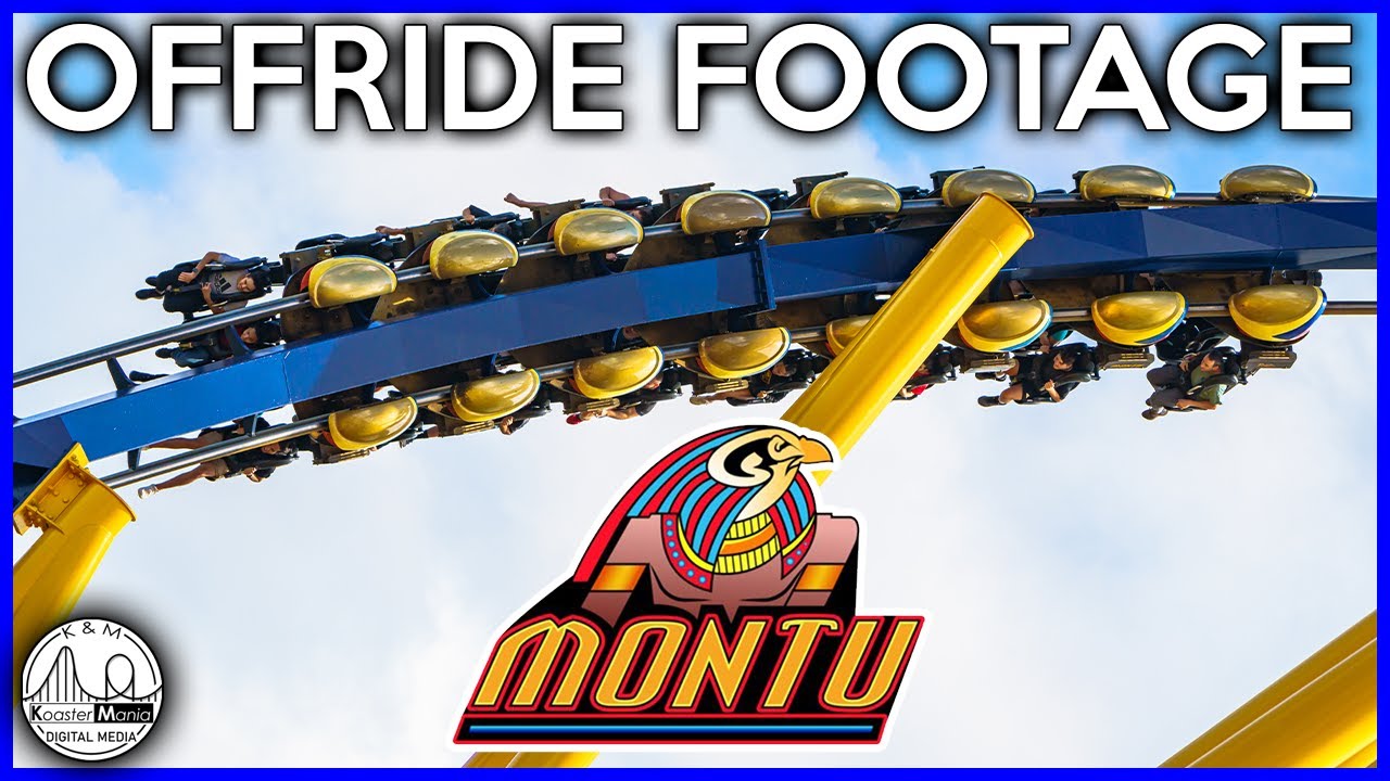 Montu | Busch Gardens Tampa | 4K Off-ride Footage | Non-Copyright | 2022