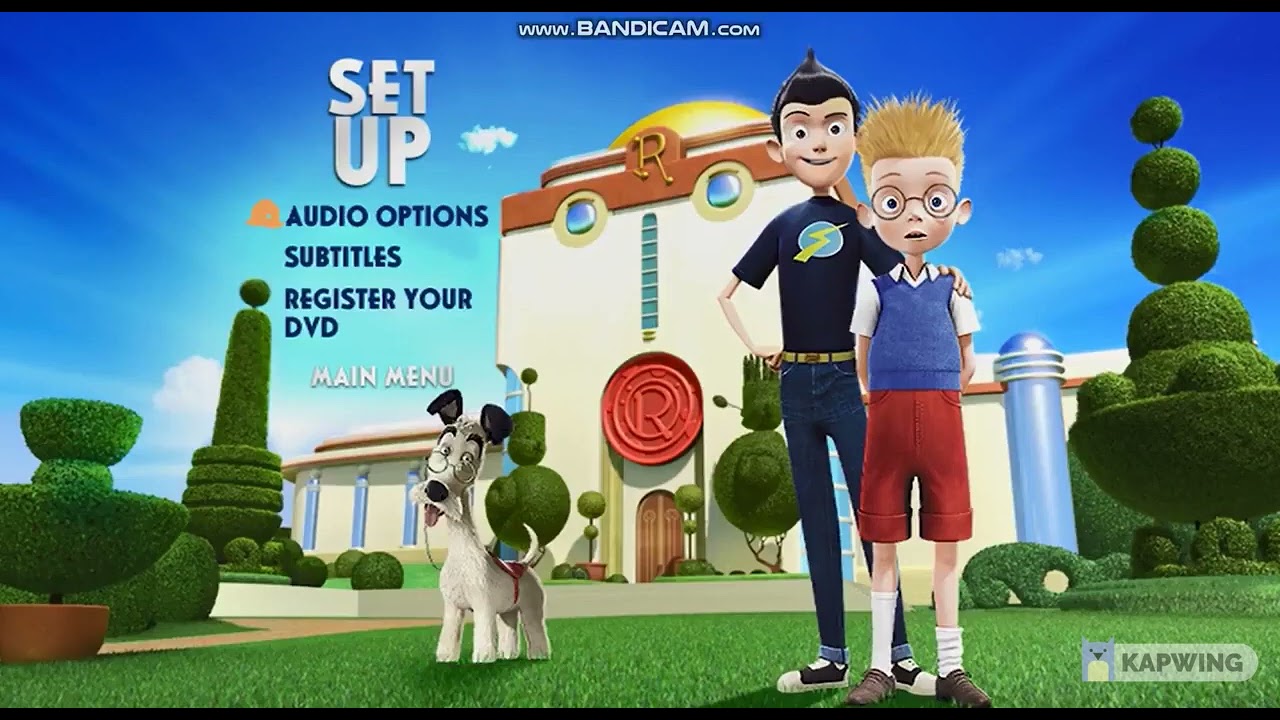 Meet The Robinsons 2007 DVD Menu Walkthrough (Reverse Version)