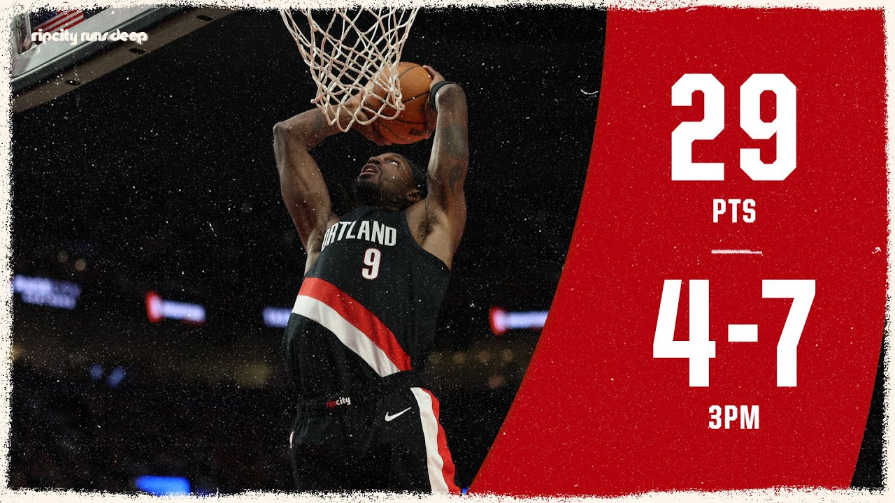 Jerami Grant Put Up 29 Points in Our Home Opener Against the Minnesota Timberwolves