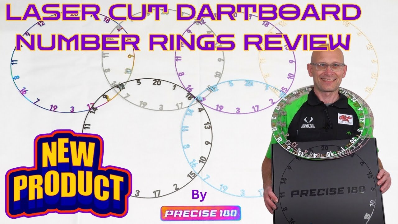 Precise 180 DARTBOARD NUMBER RINGS Review New Darts Brand and New Product