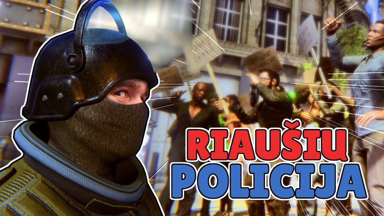 AŠ RIAUŠIŲ POLICININKAS!