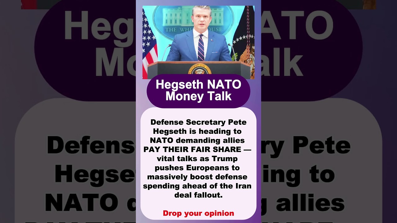 Hegseth NATO Money Talk