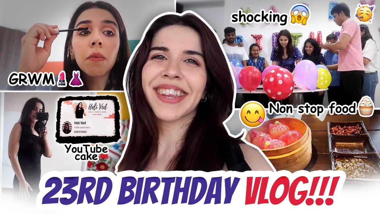 FINALLY the BIRTHDAY VLOG Pt 1! TURNED 23!🥳🥺 12 HOURS drive, HUGE surprises & Celebration | Heli Ved