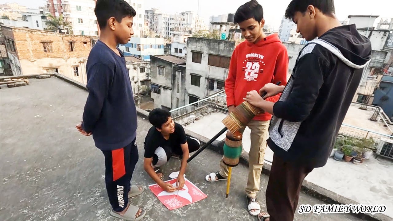 ঘুড়ি উড়াতে এসে রওজার সাথে কি হলো । ঘুড়ি উৎসব । Ghuri Urano । Shahil Vlog । SD Family World
