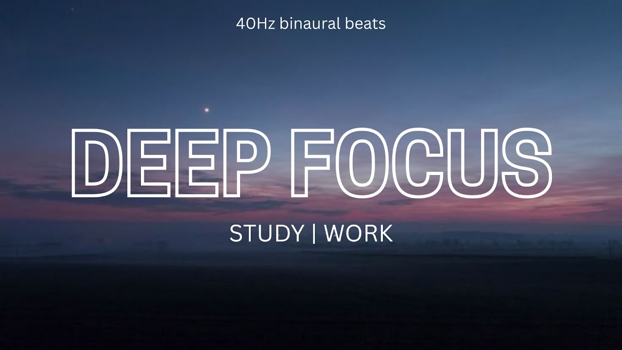 2 Hour Deep Focus Binaural Beats 🎧 | Study Music for Concentration & Productivity
