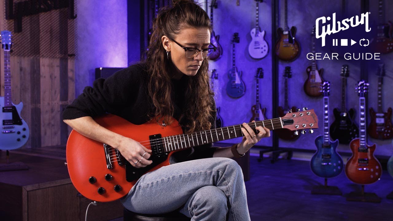 Gibson Les Paul Modern Lite Cardinal Red Satin Demo - 1 Minute Guitar Demos