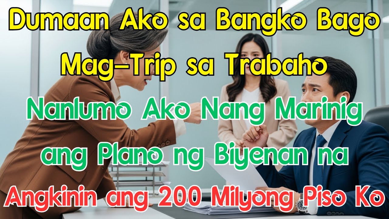 Dumaan Ako sa Bangko Bago Mag-Trip sa Trabaho, Nanlumo Ako Nang Marinig ang Plano ng Biyenan na