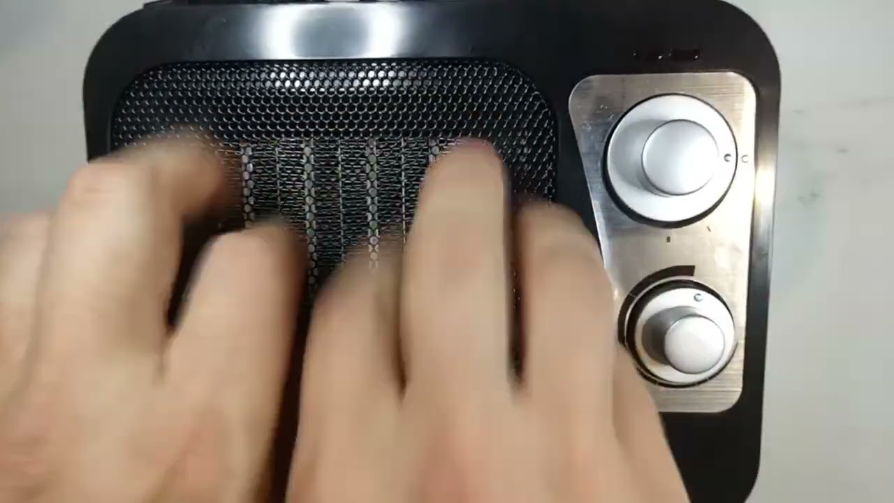 ASMR - EXTREMELY FAST AND AGGRESSIVE Fan heater Tapping and Scratching (no talking)