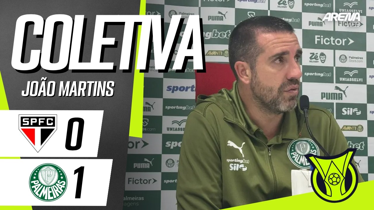 COLETIVA JO&Atilde;O MARTINS | AO VIVO | S&atilde;o Paulo x Palmeiras - Brasileir&atilde;o 2026