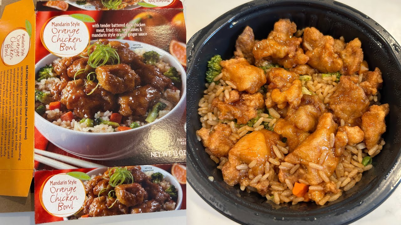 Orange Chicken Vlog #16 Mandarin Style Orange Chicken Bowl from Trader Joe's