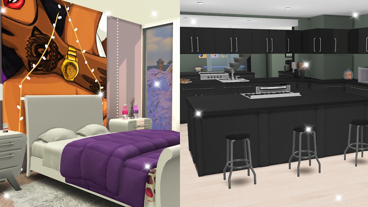 100 TODDLER HOUSE DECORATING #1 | THE SIMS 4 | Kitchen & Bedroom