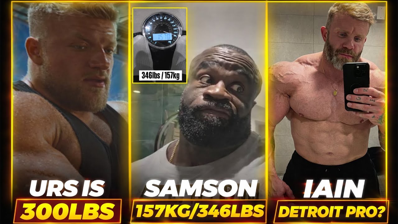 Samson Dauda 160KG?? + Urs is MASSIVE at 300LBS! + Iain Valliere Detroit Comeback?