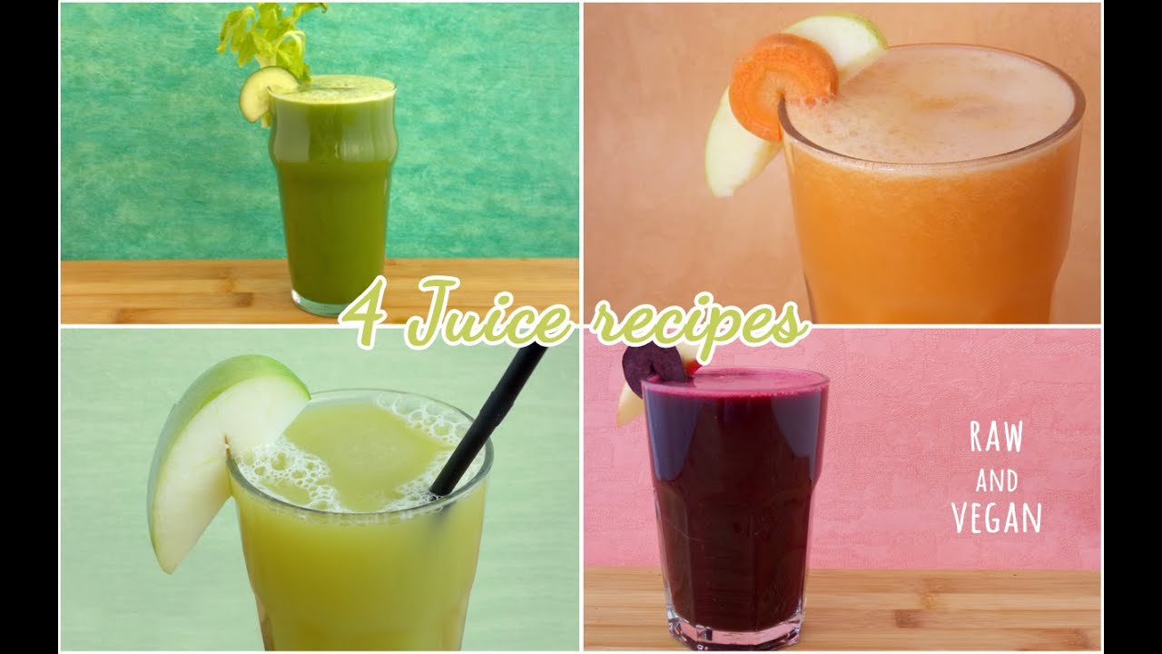 I miei 4 centrifugati preferiti! (4 juice recipes)