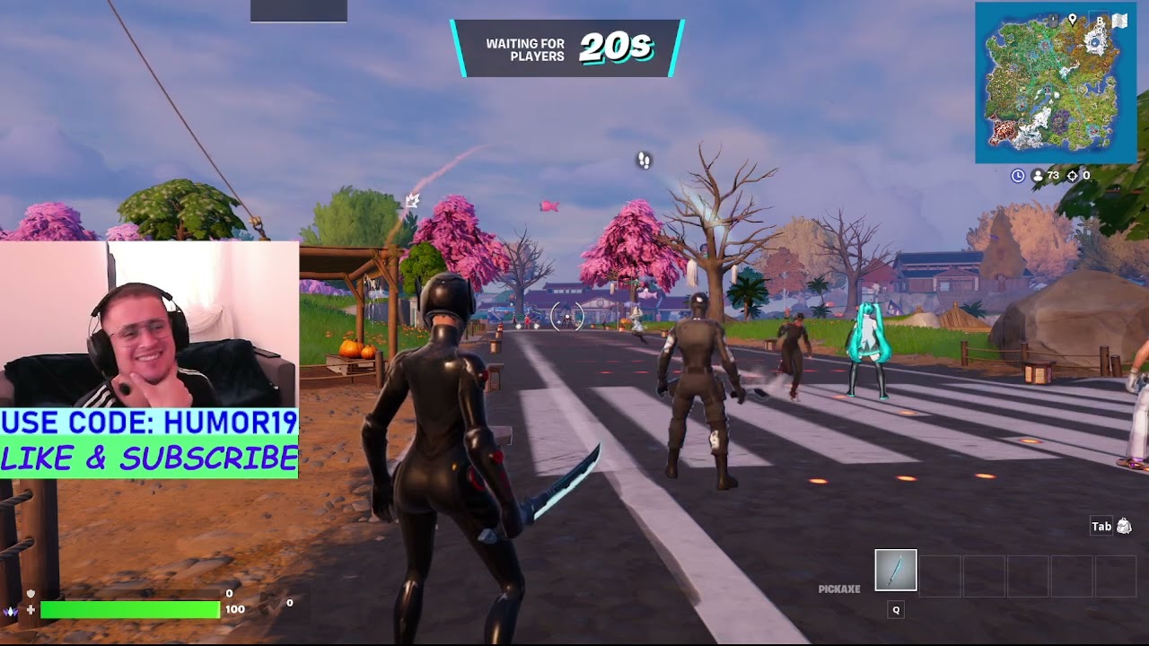 BATTLE ROYALE ZERO BUILD  RANK FORTNITE  ^^😁^^