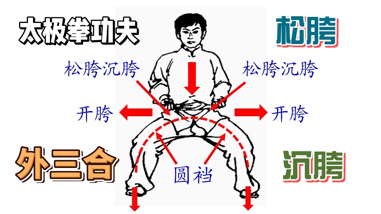 [太极拳] 太极拳 松胯与外三合 Taijiquan: Loose Hip and External Three Harmonies