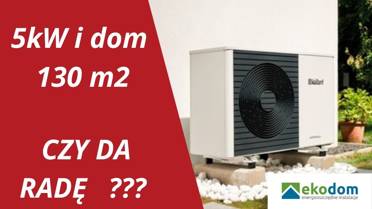 Pompa ciepła Vaillant 5 kW w domu u Dawida Lubin