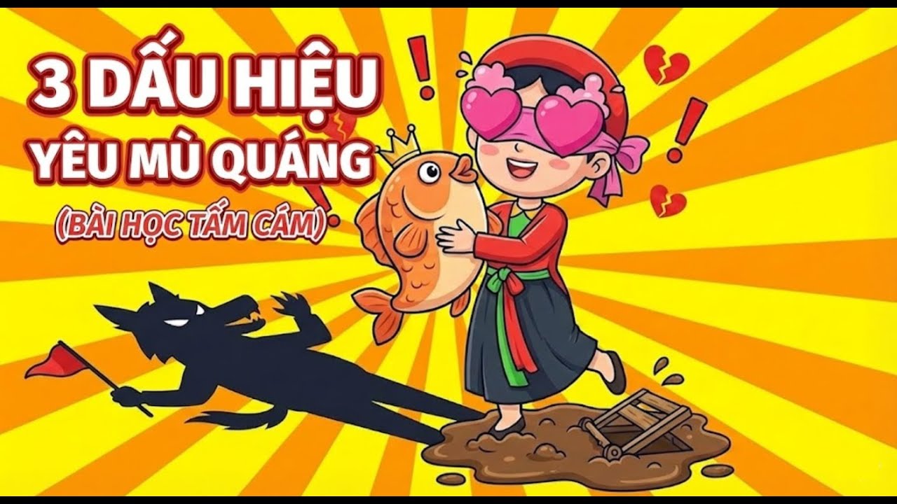3 Dấu Hiệu Bạn Đang Yêu Mù Quáng (Bài Học Tấm Cám & Hiệu Ứng Hào Quang)