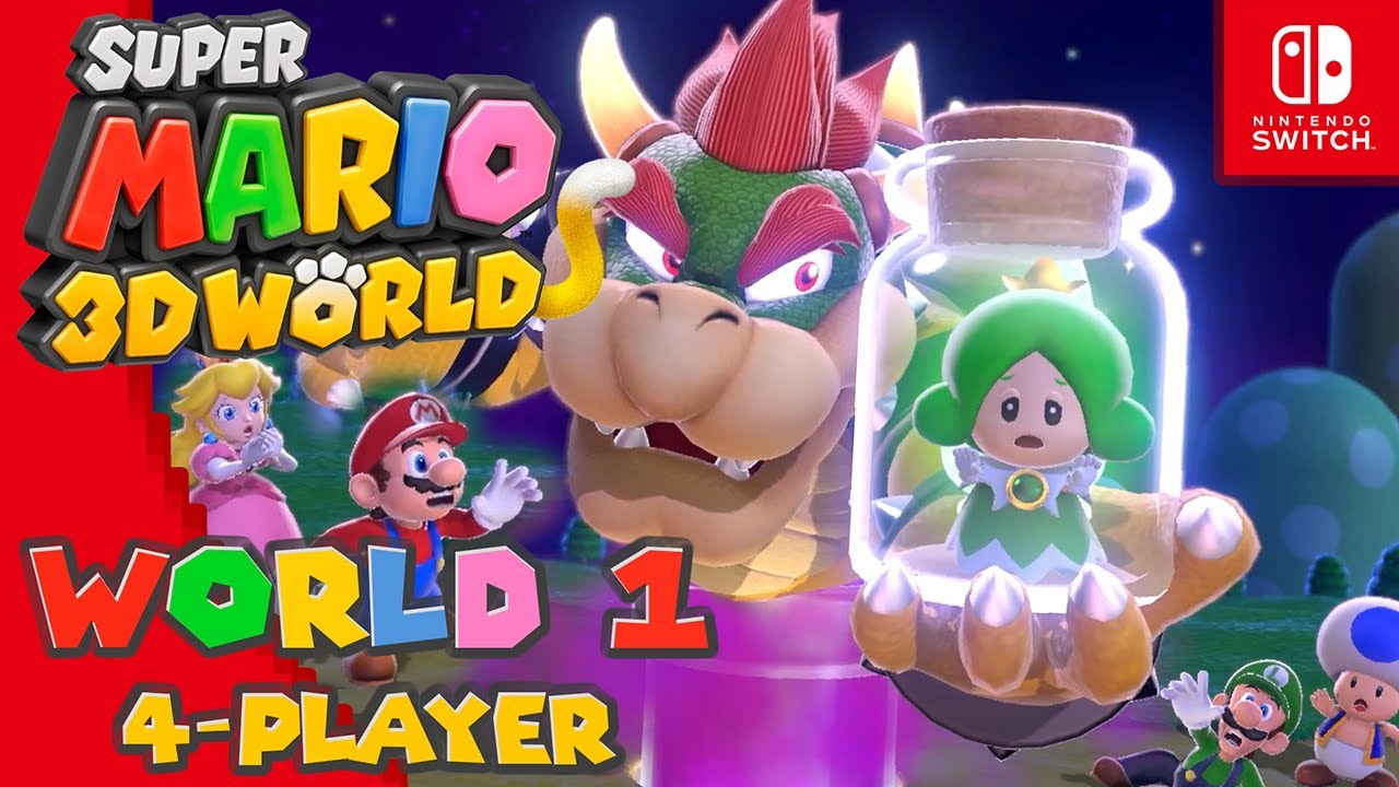 A New Wacky Adventure Begins! | Super Mario 3D World - World 1 (4-Player)