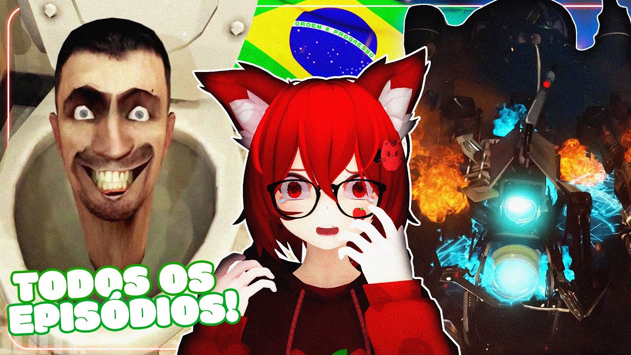 🎥 Reagindo a TODOS os EPISÓDIOS de SKIBIDI TOILET Dublado em Portugues! 🚽 Skibidi Toilet O FILME