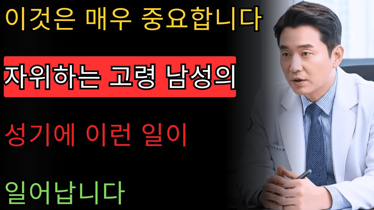 60대 이상 남성이 자위를 한다면 반드시 이 영상을 보세요 - 비뇨기과 전문의가 알려드립니다