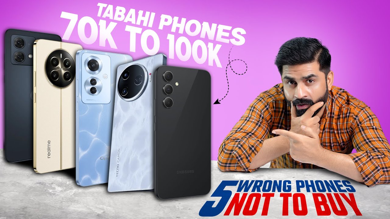 5 Best Box Pack Smartphones 70,000/- to 100k ! 5 Wrong 🚫 Phones Bhi hein 🤫