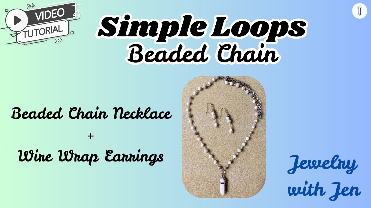How to Make a Chainlink Necklace I TUTORIAL #necklacetutorial #chainnecklace