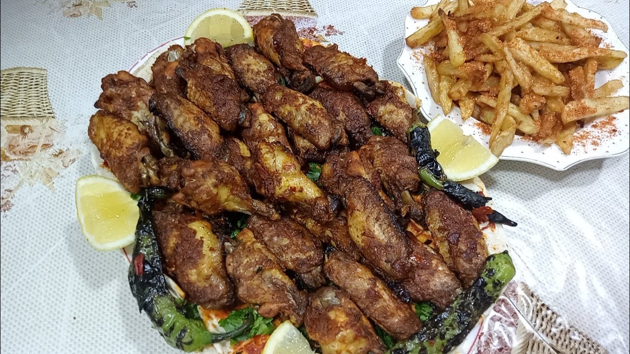 اطيب أجنحة دجاج مشويه بالفرن بتتبيله ولا اروع 🍗