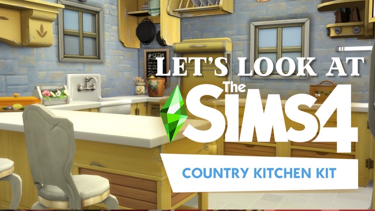 Sims 4 Kits Miniseries: Country Kitchen!
