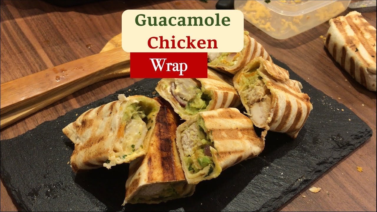 Chicken Wraps im Tefal OptiGrill - Tischgrill