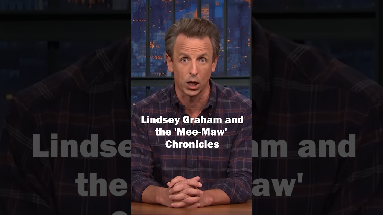 Seth Meyers impersonates Lindsey Graham and his 'Mee-Maw'