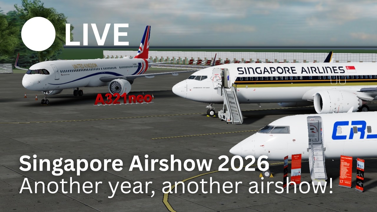 DAY 2 | Singapore Airshow 2026 ROBLOX - itsKorn LIVE