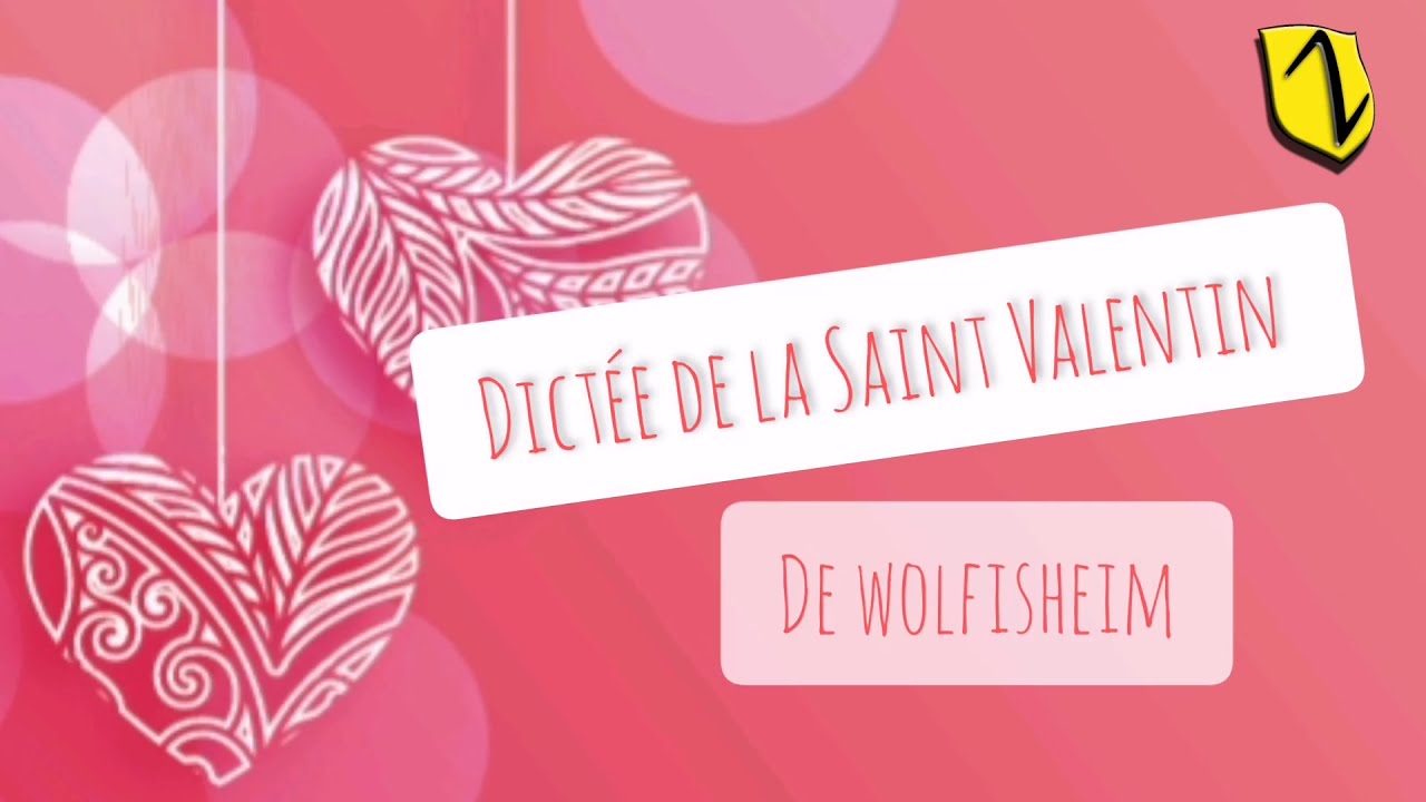 Dictée de la St Valentin