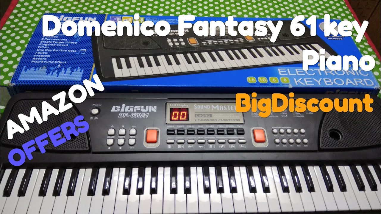 Domenico Fantasy 61 key Piano Review || Unboxing || Piano review