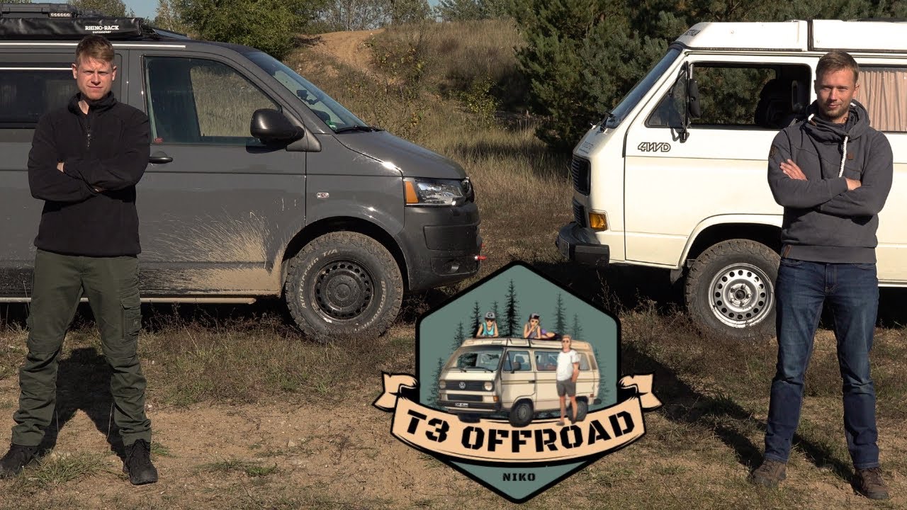 Offroad- Challenge: VW T3 Syncro VS VW T5 4 Motion Teil 2 | T3 Offroad