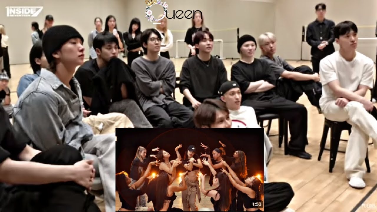 Seventeen Reaction to Lisa 'Rockstar' Dance practice 🤟 [Fanmade 💜]