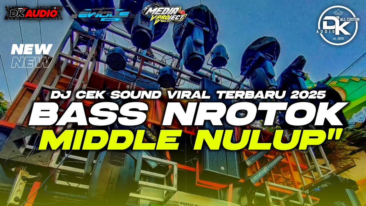 DJ CEK SOUND TERBARU 2025‼️FULL BASS HOREEG MIDDLE NULUP