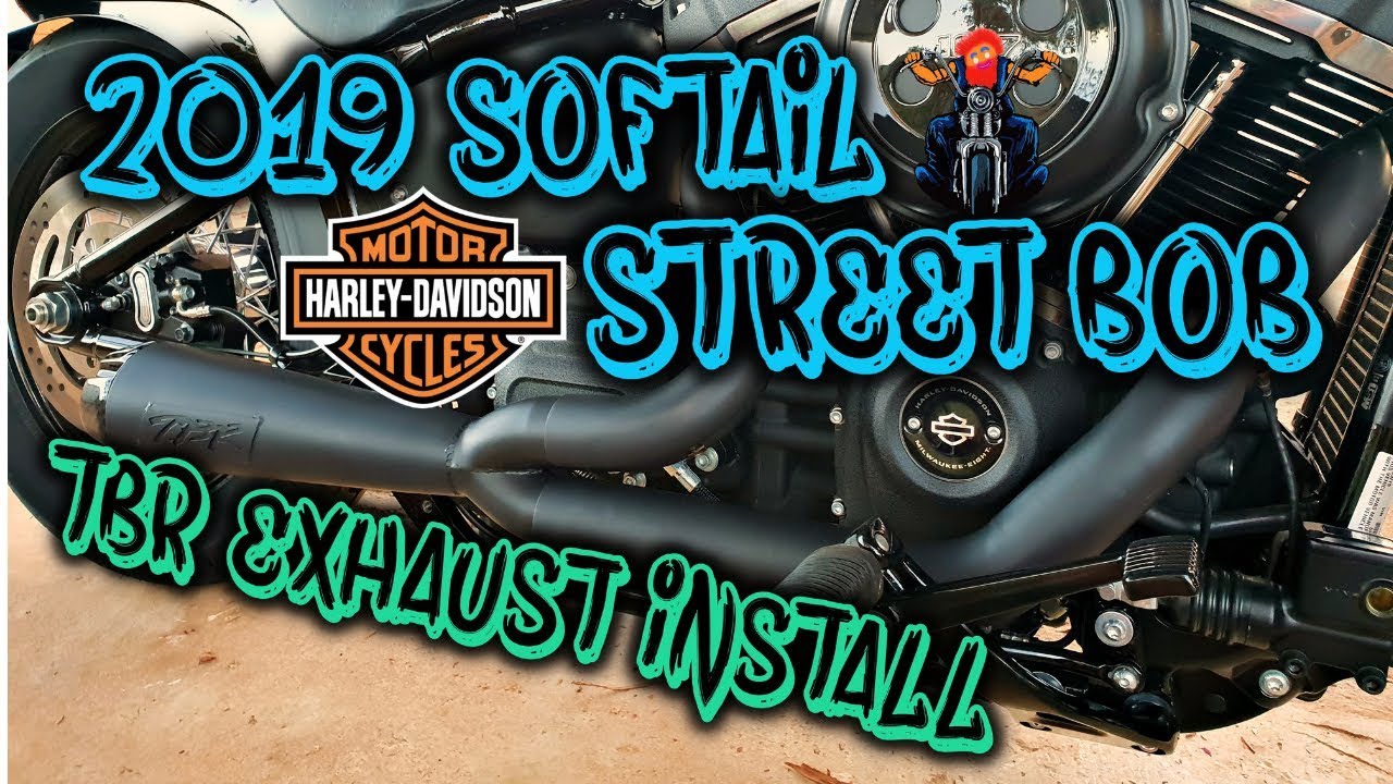 2019 Softail Street bob - Two Brothers racing exhaust