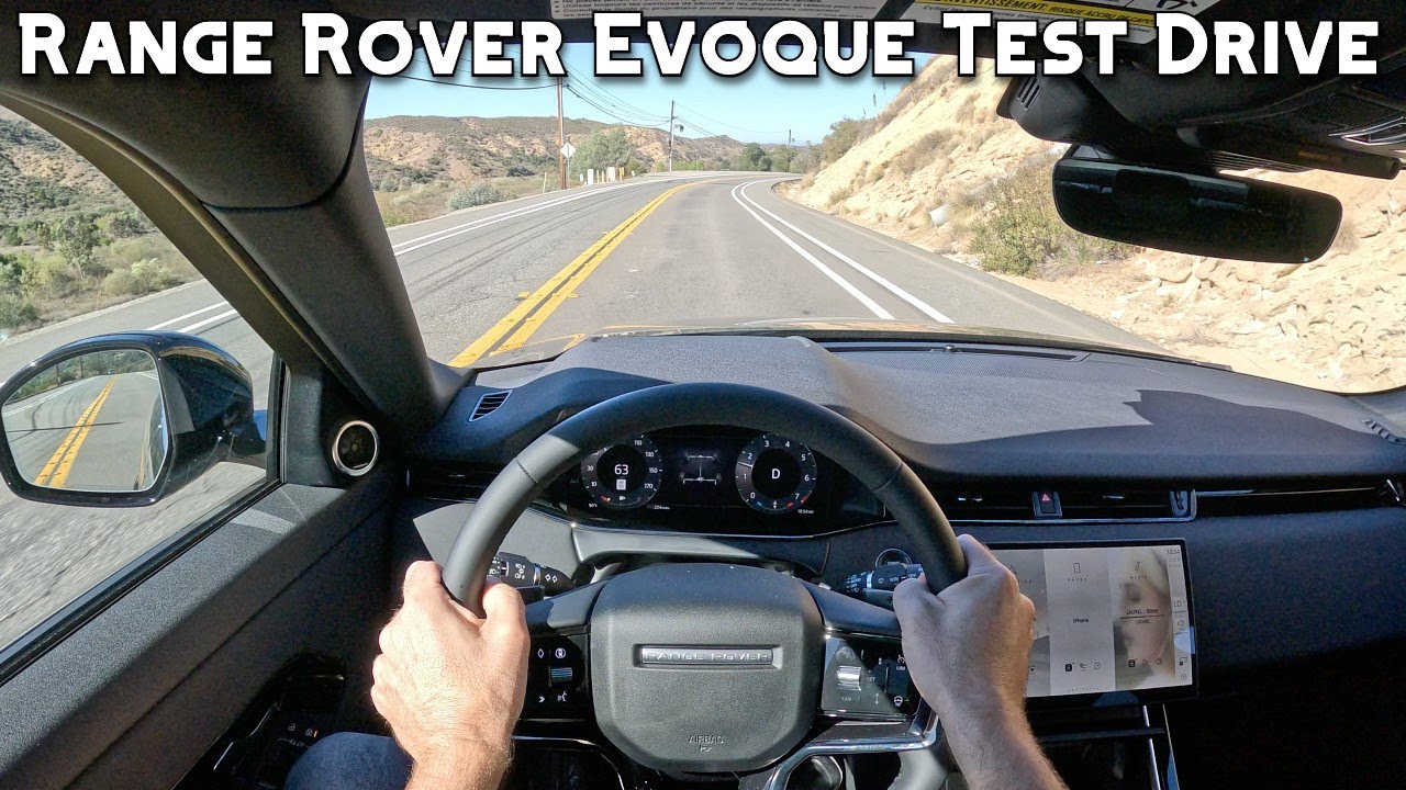 Тест-драйв Range Rover Evoque P250 S 2026 года от первого лица