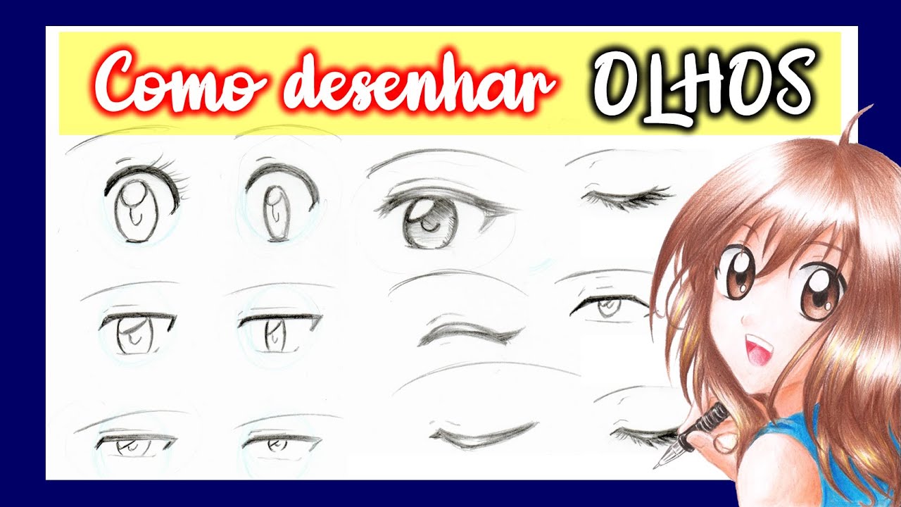 COMO DESENHAR OLHOS - MANGÁ
