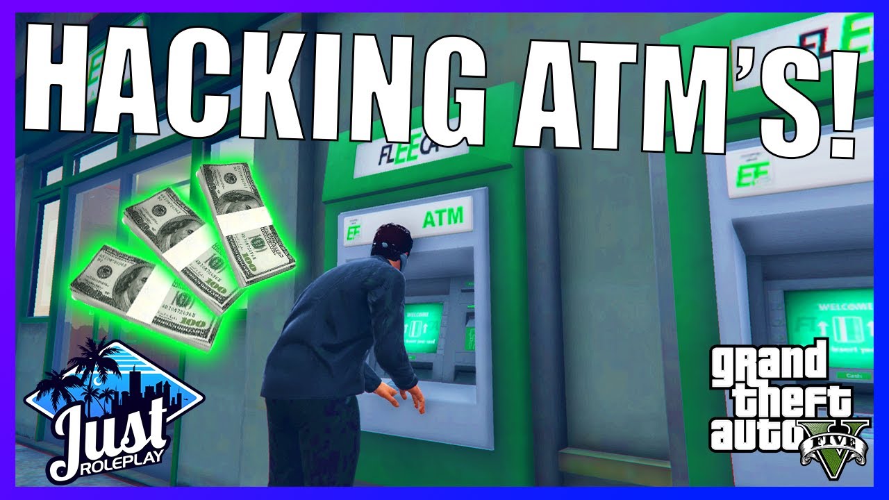 ATM HACKING!!! | GTA 5 Roleplay (JustRP)