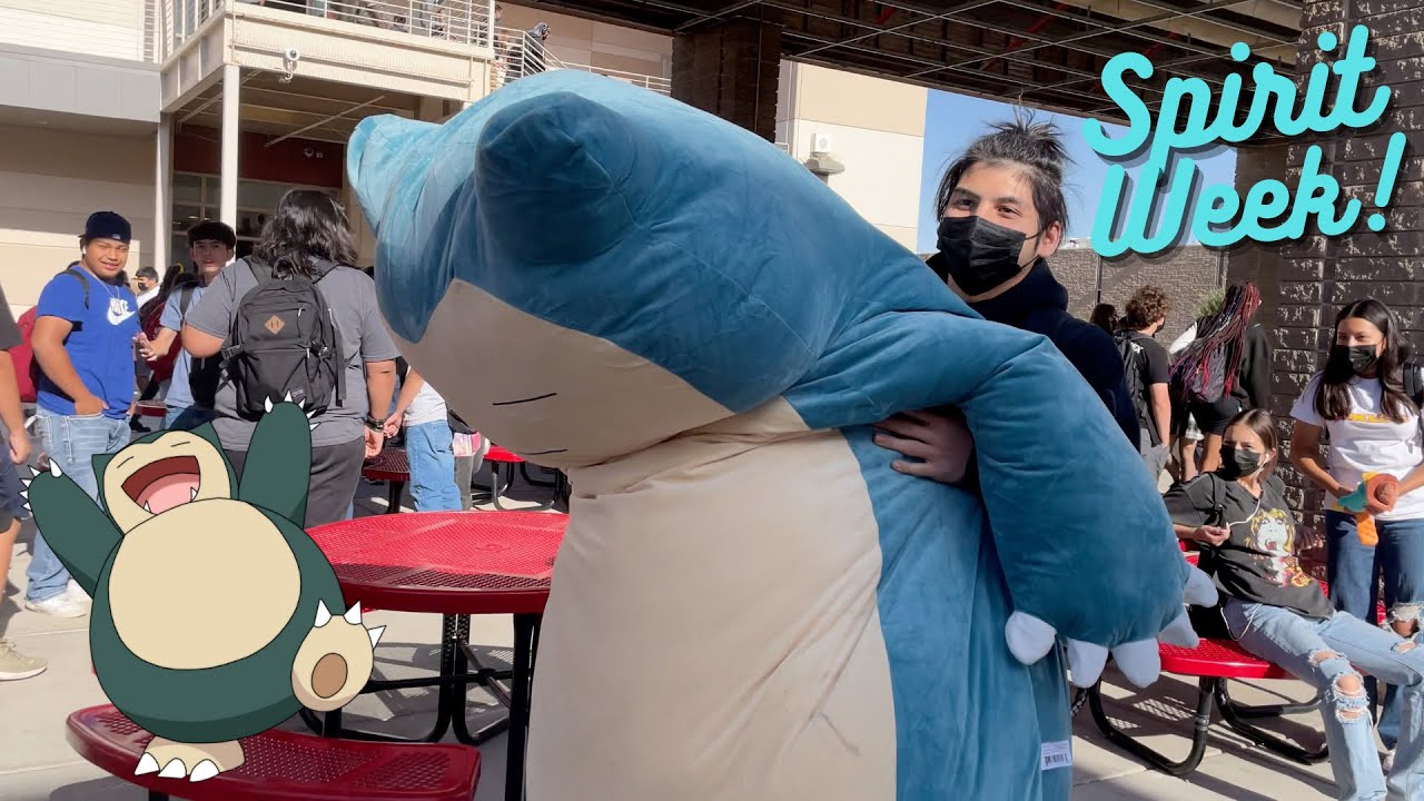Bringing the WORLDS BIGGEST SNORLAX PLUSH to school!!!