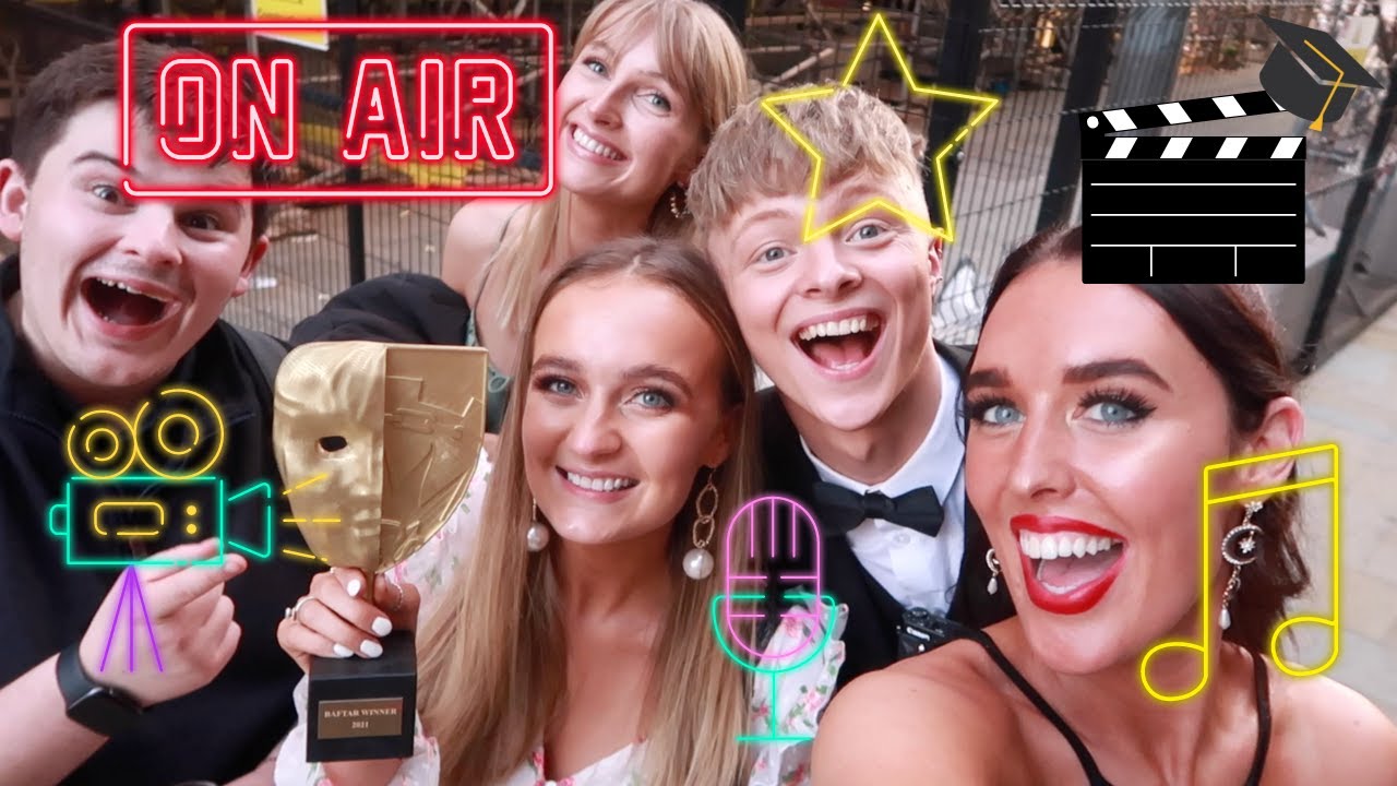 Co-hosting the BAFTARs 2021 VLOG *Salford University Awards Show* | Evanna Maxted